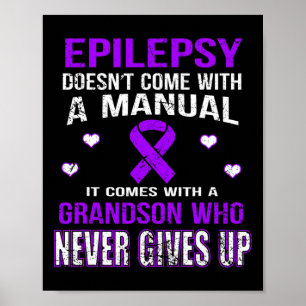 Epilepsie kommt mit einem Enkel, der niemals aufgi Poster