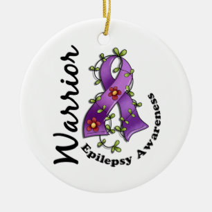 Epilepsie-Krieger 15 Keramik Ornament