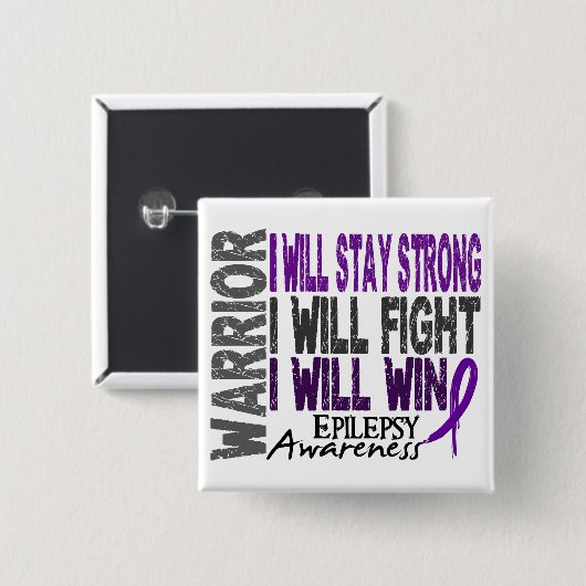 Epilepsie-Krieger Button (Vorne & Hinten)
