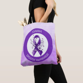 Epilepsie-Krieger | Lila Awareness-Schleife Tasche