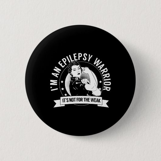 Epilepsie-Krieger Nftw - Epilepsie-Bewusstsein Button (Vorderseite)