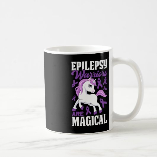 Epilepsie-Krieger sind magisch Lila Band und UNO Kaffeetasse (Rechts)