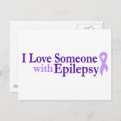 Epilepsie Liebe Postkarte (Vorne/Hinten)
