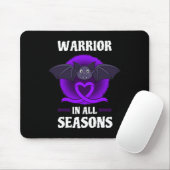 Epilepsie Lila Bewusstsein Ribbon Krieger Bat Hall Mousepad (Mit Mouse)