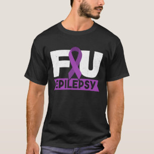 Epilepsie Lila Ribbon Epilepsie Bewusstsein T-Shirt