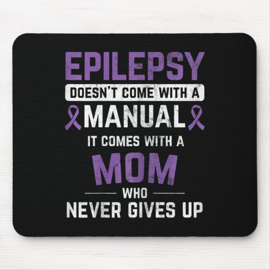 Epilepsie Mama Epilepsie Epilepsie Awareness Epile Mousepad (Vorne)