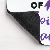 Epilepsie Mama Proud Mama eines Epilepsie-Kriegers Mousepad (Ecke)