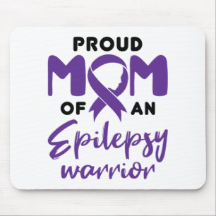 Epilepsie Mama Proud Mama eines Epilepsiegers Mousepad