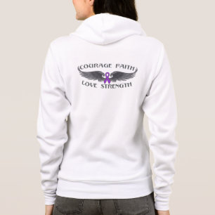 Epilepsie-Mut-Glauben-Flügel Hoodie
