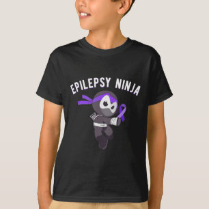 Epilepsie Ninja Epileptic Awareness Martial Artist T-Shirt