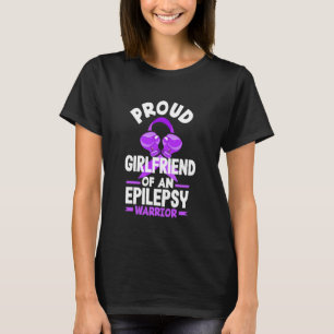 Epilepsie Proud-Freundin eines Epilepsie-Kriegers T-Shirt