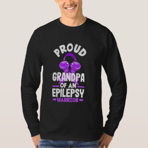 Epilepsie Proud Opa eines Epilepsie-Kriegers T-Shirt