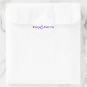 Epilepsie Runder Aufkleber (Tasche)