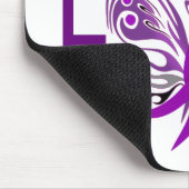 Epilepsie SCHMETTERLING 3 Mousepad (Ecke)