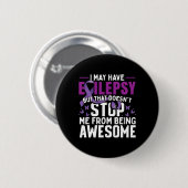 Epilepsie Sensibilisierungskampagne 1 Button (Vorne & Hinten)