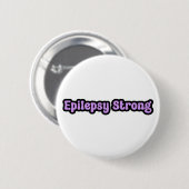 Epilepsie Starkes Lila Bewusstsein Button (Vorne & Hinten)