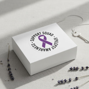 Epilepsie-Support-Squad-Bewusstseinsgeschenk Runder Aufkleber