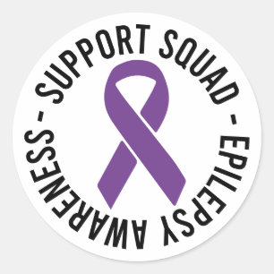Epilepsie-Support-Squad-Bewusstseinsgeschenk Runder Aufkleber
