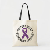 Epilepsie-Support-Squad-Bewusstseinsgeschenk Tragetasche (Vorne)