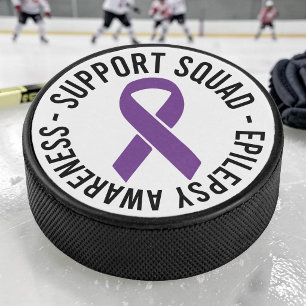 Epilepsie-Support-Squad-Hockey-Geschenk Eishockey Puck