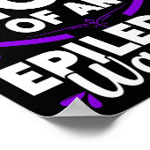 Epilepsie unterstützen Warrior Epilepsy Sensibilis Poster (Ecke)