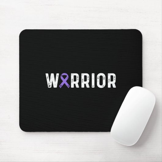 Epilepsie Warrior Awareness Lila Ribbon Men und W Mousepad (Mit Mouse)