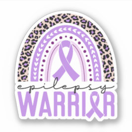 Epilepsie Warrior Epilepsie Awareness Rainbow Aufkleber
