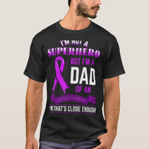Epilepsie Warrior Epileptic Day Lila Ribbon Epilep T-Shirt