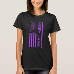 Epilepsie Warrior Lila Epilepsie Awareness Montag T-Shirt