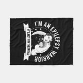 Epilepsie Warrior Nftw - Epilepsie Bewusstsein Fleecedecke (Vorderseite (Horizontal))