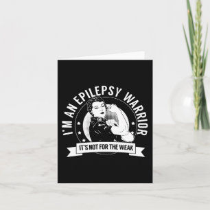 Epilepsie Warrior NFTW - Epilepsie Bewusstsein Karte