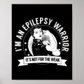 Epilepsie Warrior Nftw - Epilepsie Bewusstsein Poster (Vorne)