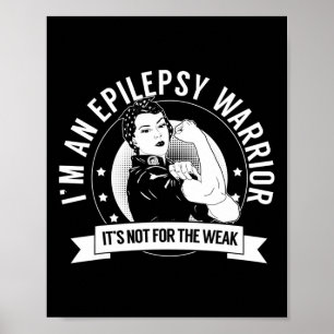 Epilepsie Warrior Nftw - Epilepsie Bewusstsein Poster
