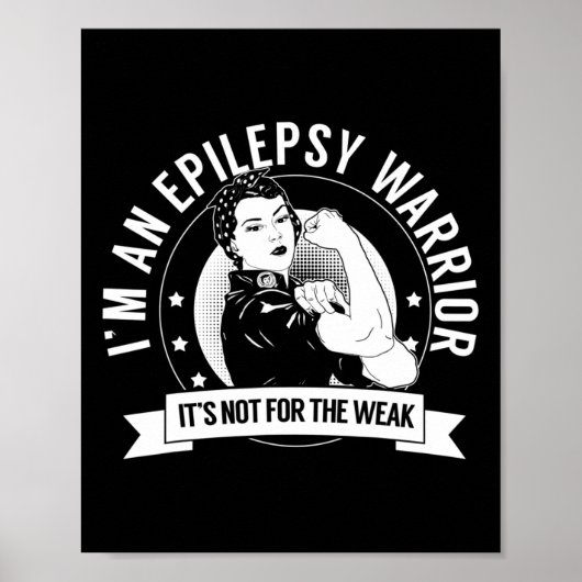 Epilepsie Warrior Nftw - Epilepsie Bewusstsein Poster (Vorne)