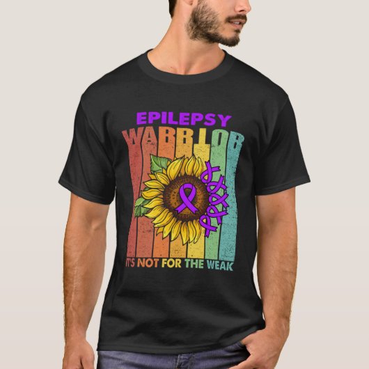 Epilepsie Warrior nicht für die schwache Sonnenblu T-Shirt (Vorderseite)