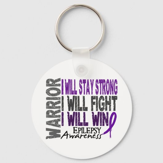 Epilepsie Warrior Schlüsselanhänger (Vorderseite)