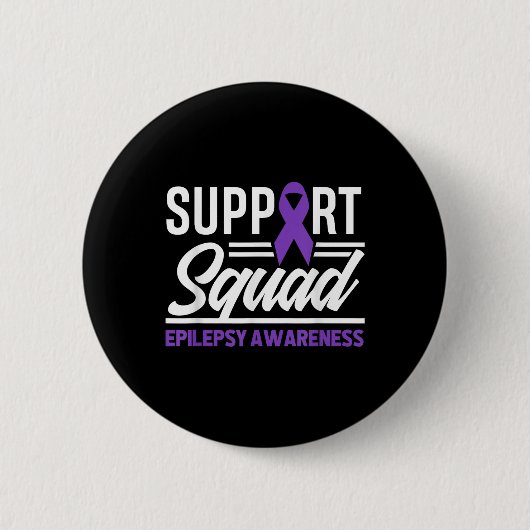 Epilepsie Warrior Support Squad Unterstützung Epil Button (Vorderseite)