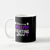 Epilepsie Warrior Survivor Bewusstsein wird gut wi Kaffeetasse (Links)