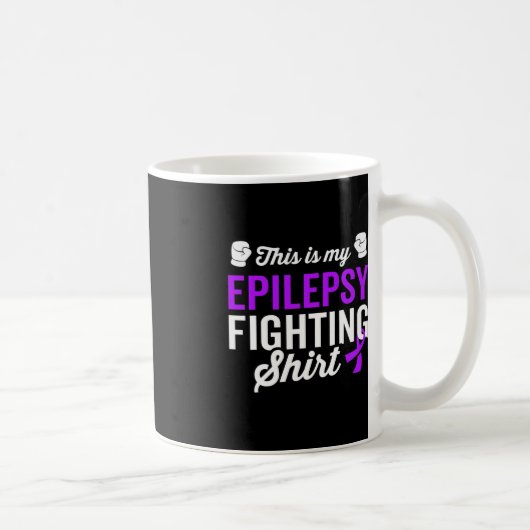 Epilepsie Warrior Survivor Bewusstsein wird gut wi Kaffeetasse (Rechts)