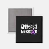 Epilepsie Warriors Kids Lila Band-Bewusstseinsbild Magnet (Vorderseite/Rückseite)