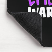 Epilepsie Warriors Kinder Lila Zeitenbewusstsein Mousepad (Ecke)