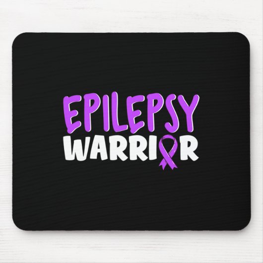 Epilepsie Warriors Kinder Lila Zeitenbewusstsein Mousepad (Vorne)