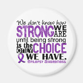 Epilepsie wie stark wir sind magnet (Vorne)
