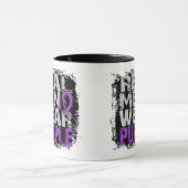 Epilepsie-wirkliche Mann-Abnutzung lila Tasse (Zentrum)