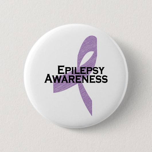 Epilepsiebewusstseinsband Button (Vorderseite)