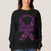Epilepsy Awareness  2 Sweatshirt (Vorderseite)