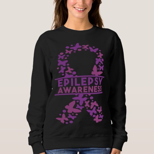 Epilepsy Awareness  2 Sweatshirt (Vorderseite)