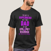 Epilepsy Awareness Dad Hero Epileptic Warrior Surv T-Shirt (Vorderseite)