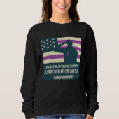 Epilepsy Awareness Day Support Fellow Americans Sweatshirt (Vorderseite)