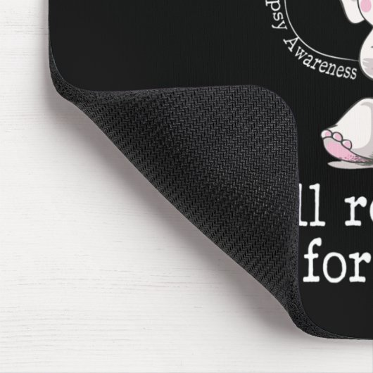 Epilepsy Awareness Elephant Mousepad (Ecke)